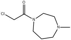 2-Chloro-1-(4-Methyl-[1,4]diazepan-1-yl)-ethanone Struktur