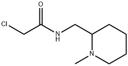 2-Chloro-N-(1-Methyl-piperidin-2-ylMethyl)-acetaMide Struktur