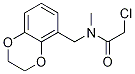 2-Chloro-N-(2,3-dihydro-benzo[1,4]dioxin-5-ylMethyl)-N-Methyl-acetaMide Struktur