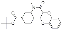 3-[(2,3-Dihydro-benzo[1,4]dioxine-2-carbonyl)-Methyl-aMino]-piperidine-1-carboxylic acid tert-butyl ester Struktur