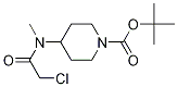 4-[(2-Chloro-acetyl)-Methyl-aMino]-piperidine-1-carboxylic acid tert-butyl ester Struktur