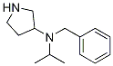 Benzyl-isopropyl-pyrrolidin-3-yl-aMine Struktur