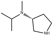 Isopropyl-Methyl-(R)-pyrrolidin-3-yl-aMine Struktur