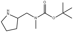 Methyl-pyrrolidin-2-ylMethyl-carbaMic acid tert-butyl ester Struktur