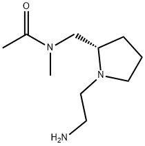 N-[(S)-1-(2-AMino-ethyl)-pyrrolidin-2-ylMethyl]-N-Methyl-acetaMide Struktur