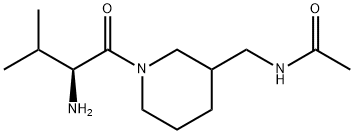 N-[1-((S)-2-AMino-3-Methyl-butyryl)-piperidin-3-ylMethyl]-acetaMide Struktur