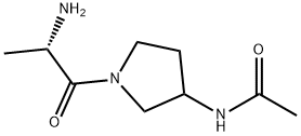 N-[1-((S)-2-AMino-propionyl)-pyrrolidin-3-yl]-acetaMide Struktur