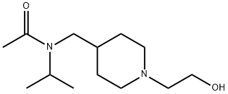 N-[1-(2-Hydroxy-ethyl)-piperidin-4-ylMethyl]-N-isopropyl-acetaMide Struktur