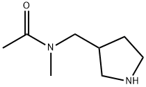 N-Methyl-N-pyrrolidin-3-ylMethyl-acetaMide Struktur