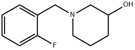 1-(2-fluorobenzyl)piperidin-3-ol Struktur