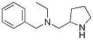 benzyl(ethyl)(pyrrolidin-2-ylmethyl)amine Struktur