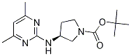 (S)-3-(4,6-Dimethyl-pyrimidin-2-ylamino)-pyrrolidine-1-carboxylic acid tert-butyl ester Struktur