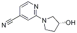 2-((R)-3-Hydroxy-pyrrolidin-1-yl)-isonicotinonitrile Struktur