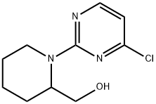 [1-(4-Chloro-pyrimidin-2-yl)-piperidin-2-yl]-methanol Struktur