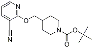 4-(3-Cyano-pyridin-2-yloxymethyl)-piperidine-1-carboxylic acid tert-butyl ester Struktur