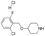 4-(2-Chloro-6-fluoro-benzyloxy)-piperidine hydrochloride Struktur