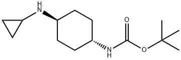 (1R,4R)-(4-CyclopropylaMino-cyclohexyl)-carbaMic acid tert-butyl ester Struktur