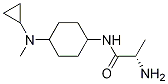 (1R,4R)-(S)-2-AMino-N-[4-(cyclopropyl-Methyl-aMino)-cyclohexyl]-propionaMide Struktur