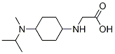 (1R,4R)-[4-(Isopropyl-Methyl-aMino)-cyclohexylaMino]-acetic acid Struktur