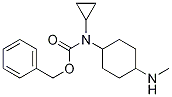 (1R,4R)-Cyclopropyl-(4-MethylaMino-cyclohexyl)-carbaMic acid benzyl ester Struktur