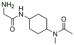 (1R,4R)-N-[4-(Acetyl-Methyl-aMino)-cyclohexyl]-2-aMino-acetaMide Struktur