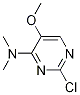 (2-Chloro-5-Methoxy-pyriMidin-4-yl)-diMethyl-aMine Struktur