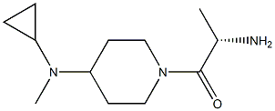 (S)-2-AMino-1-[4-(cyclopropyl-Methyl-aMino)-piperidin-1-yl]-propan-1-one Struktur