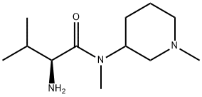 (S)-2-AMino-3,N-diMethyl-N-(1-Methyl-piperidin-3-yl)-butyraMide Struktur