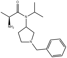 (S)-2-AMino-N-(1-benzyl-pyrrolidin-3-yl)-N-isopropyl-propionaMide Struktur