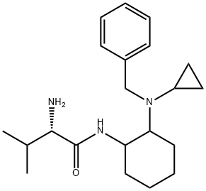 (S)-2-AMino-N-[2-(benzyl-cyclopropyl-aMino)-cyclohexyl]-3-Methyl-butyraMide Struktur