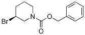 (S)-3-BroMo-piperidine-1-carboxylic acid benzyl ester Struktur