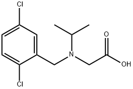 [(2,5-Dichloro-benzyl)-isopropyl-aMino]-acetic acid Struktur