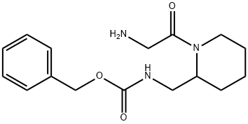 [1-(2-AMino-acetyl)-piperidin-2-ylMethyl]-carbaMic acid benzyl ester Struktur