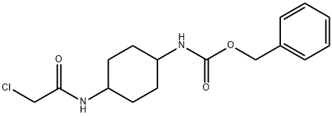 [4-(2-Chloro-acetylaMino)-cyclohexyl]-carbaMic acid benzyl ester Struktur