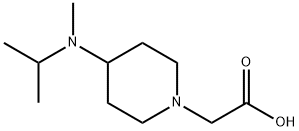 [4-(Isopropyl-Methyl-aMino)-piperidin-1-yl]-acetic acid Struktur