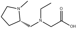 [Ethyl-((S)-1-Methyl-pyrrolidin-2-ylMethyl)-aMino]-acetic acid Struktur