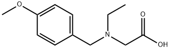 [Ethyl-(4-Methoxy-benzyl)-aMino]-acetic acid Struktur