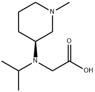 [Isopropyl-((S)-1-Methyl-piperidin-3-yl)-aMino]-acetic acid Struktur