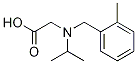 [Isopropyl-(2-Methyl-benzyl)-aMino]-acetic acid Struktur