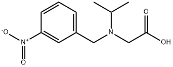 [Isopropyl-(3-nitro-benzyl)-aMino]-acetic acid Struktur