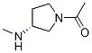 1-((R)-3-MethylaMino-pyrrolidin-1-yl)-ethanone Struktur