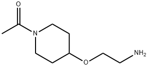 1-[4-(2-AMino-ethoxy)-piperidin-1-yl]-ethanone Struktur