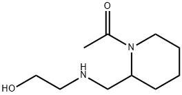 1-{2-[(2-Hydroxy-ethylaMino)-Methyl]-piperidin-1-yl}-ethanone Struktur