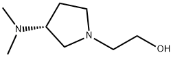 2-((R)-3-DiMethylaMino-pyrrolidin-1-yl)-ethanol Struktur