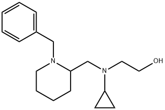 2-[(1-Benzyl-piperidin-2-ylMethyl)-cyclopropyl-aMino]-ethanol Struktur