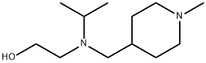 2-[Isopropyl-(1-Methyl-piperidin-4-ylMethyl)-aMino]-ethanol Struktur