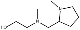 2-[Methyl-(1-Methyl-pyrrolidin-2-ylMethyl)-aMino]-ethanol Struktur