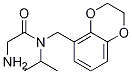 2-AMino-N-(2,3-dihydro-benzo[1,4]dioxin-5-ylMethyl)-N-isopropyl-acetaMide Struktur