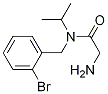 2-AMino-N-(2-broMo-benzyl)-N-isopropyl-acetaMide Struktur