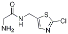 2-AMino-N-(2-chloro-thiazol-5-ylMethyl)-acetaMide Struktur